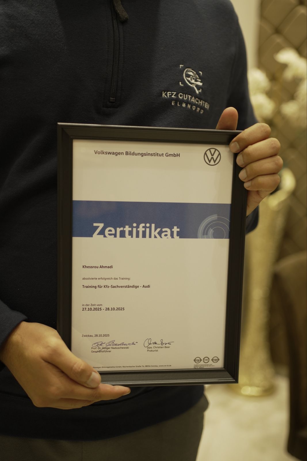 Zertifikat 1